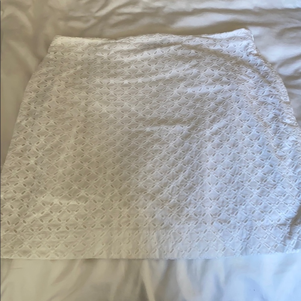 Anne Taylor White Skirt